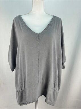Oh My Gauze! 100% Cotton Lagenlook Tunic Top R